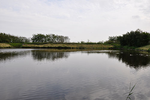 Zicht op de kolk van de Jan Willemskooi